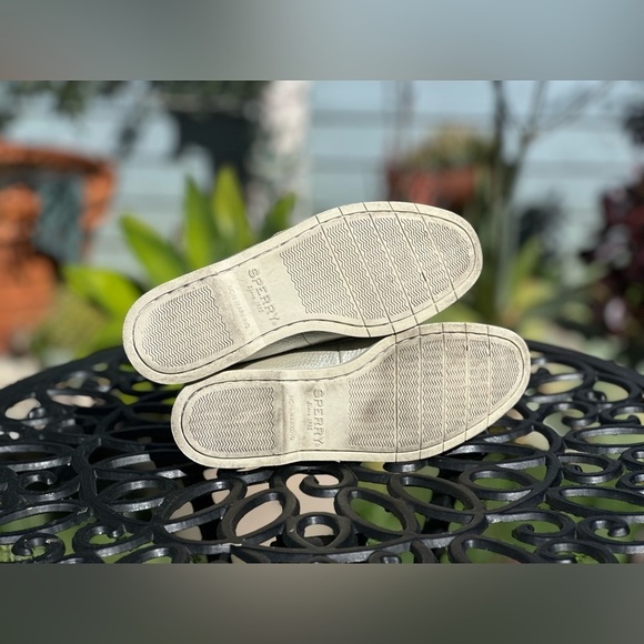 Sperry —  Silver Boat Shoes - Picture 2 of 7